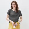 Women's Short Sleeve Knitted T-shirt