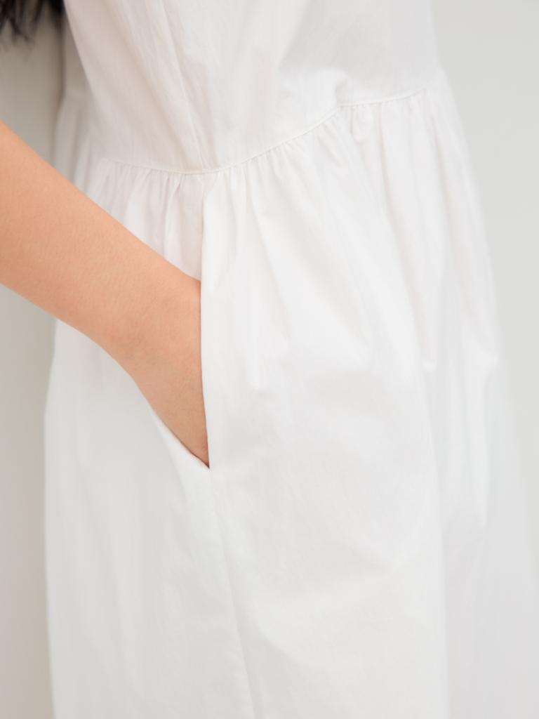 Antome Sofia Flare Dress (White)