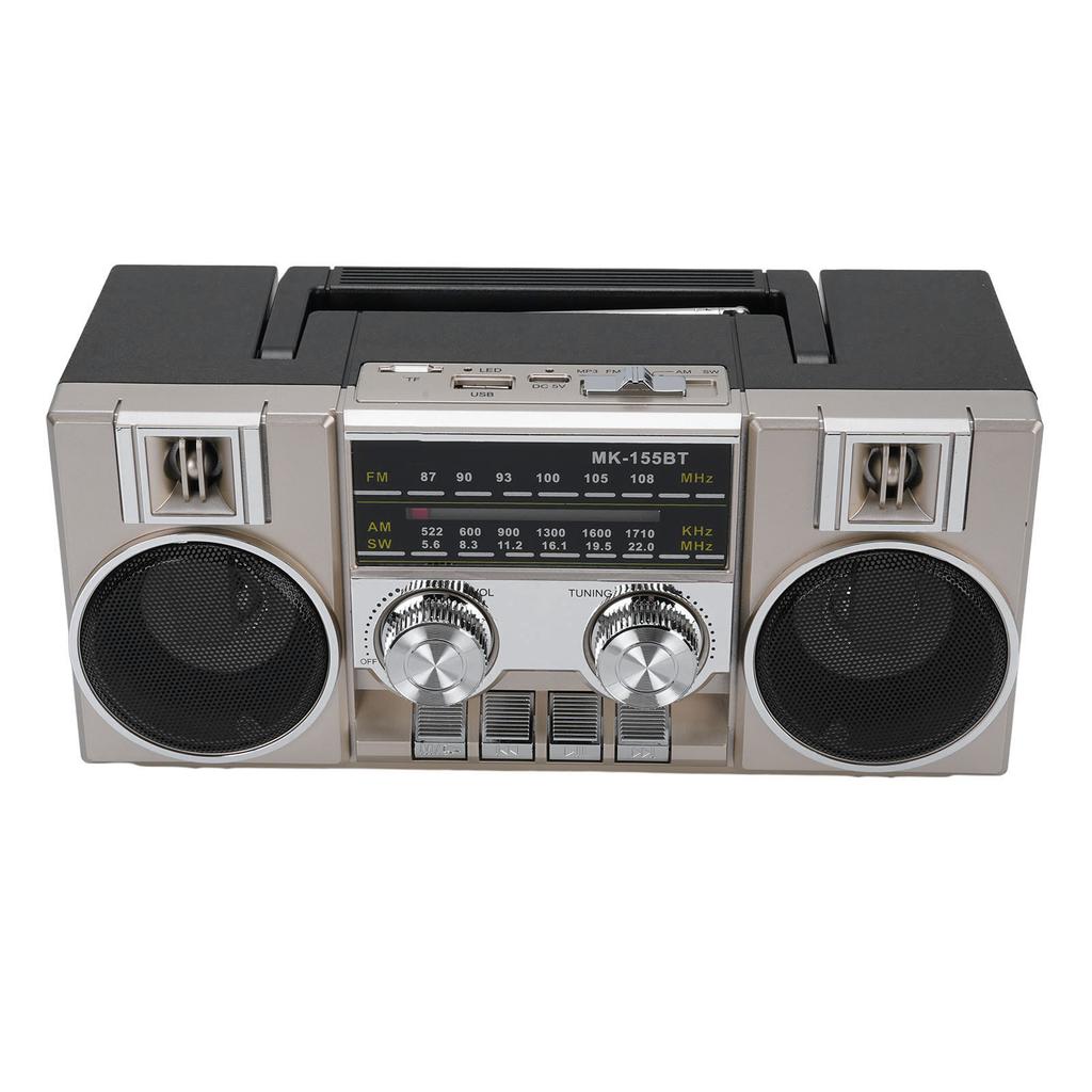 Portable FM AM SW Radio Full Band Clear Sound Quality Radio with RGB   Speaker for Garden   Bathroom