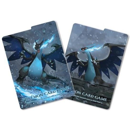 Pokemon Center Original Card Game Deck Case Mega Charizard X Ancient Castle
