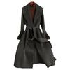 Double-sided Wool Coat Women's Autumn and Winter New Large Lapel Slim and Thin High-end Woolen Coat