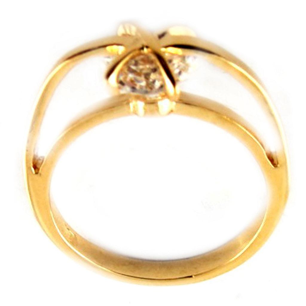 'Unique' Gold Plated Solitaire