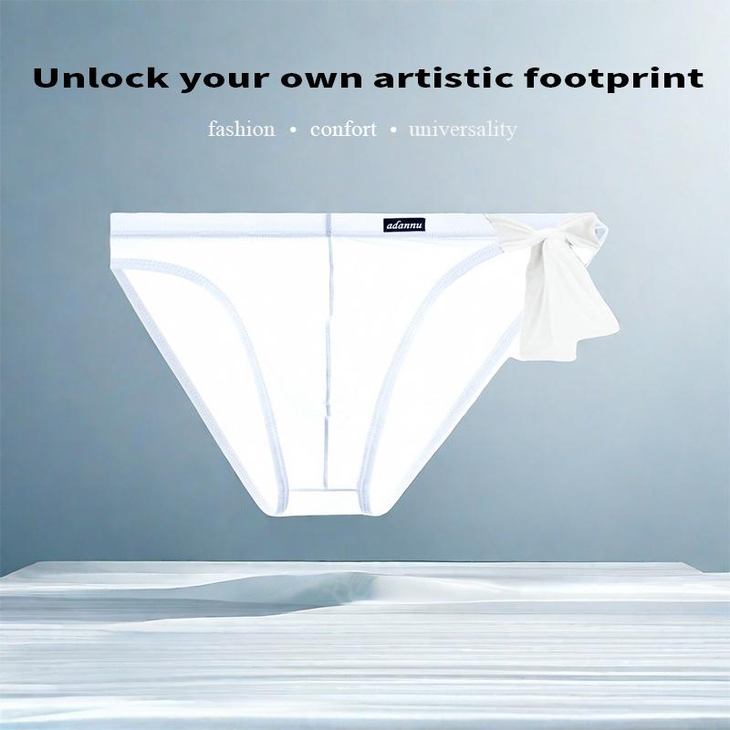 Σέξι ανδρικά εσώρουχα Hollow Bandage, Ice Silk Soft ανδρικά σλιπ με χαμηλή μέση, διαφανές εξαιρετικά λεπτό εσώρουχο Quick Dry U Convex σώβρακο