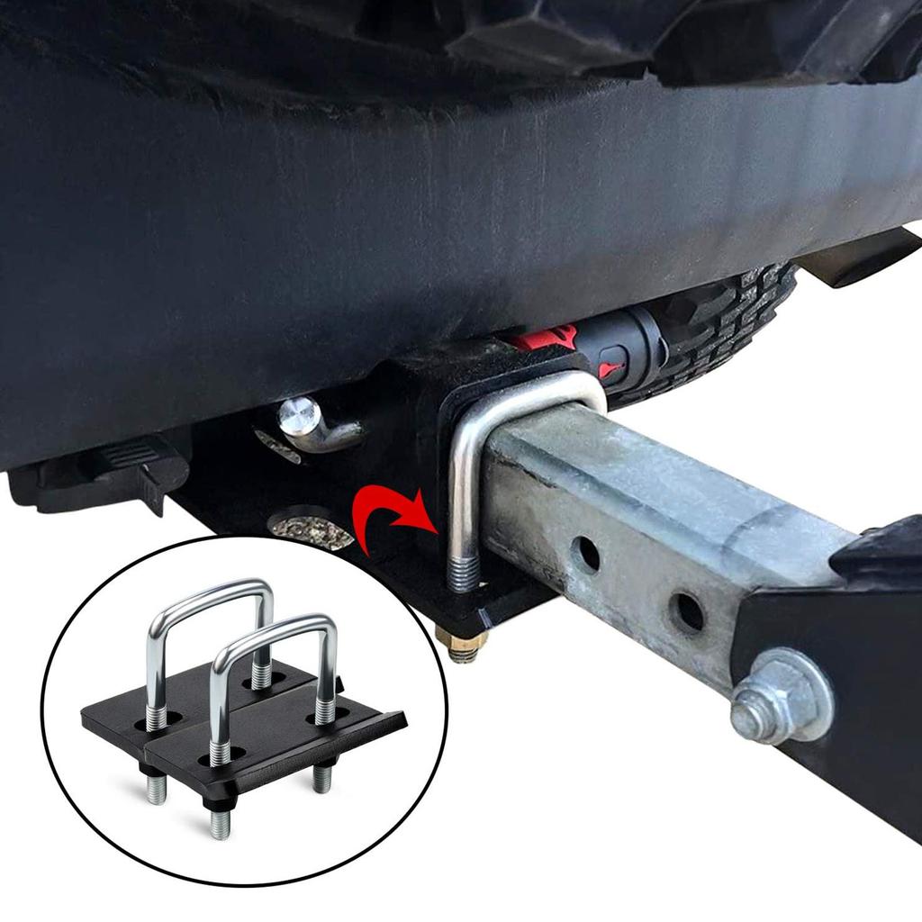 Double Trailer Stabilizing Clamps Brackets Manganese Steel Eliminate Swaying Anti Slack for Motorhomes Travel Trailers