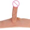 Realistic Strap-on Dildo Lesbian Strap On Men Penis Sleeve Penise Condoms Masturbator Sex for Woman Anal Vagina for Adult Toys
