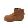 Children's Boots Girls' Ankle Boots Spring and Autumn New Style Girls' ankle Boots Soft-soled Buken Yellow boots