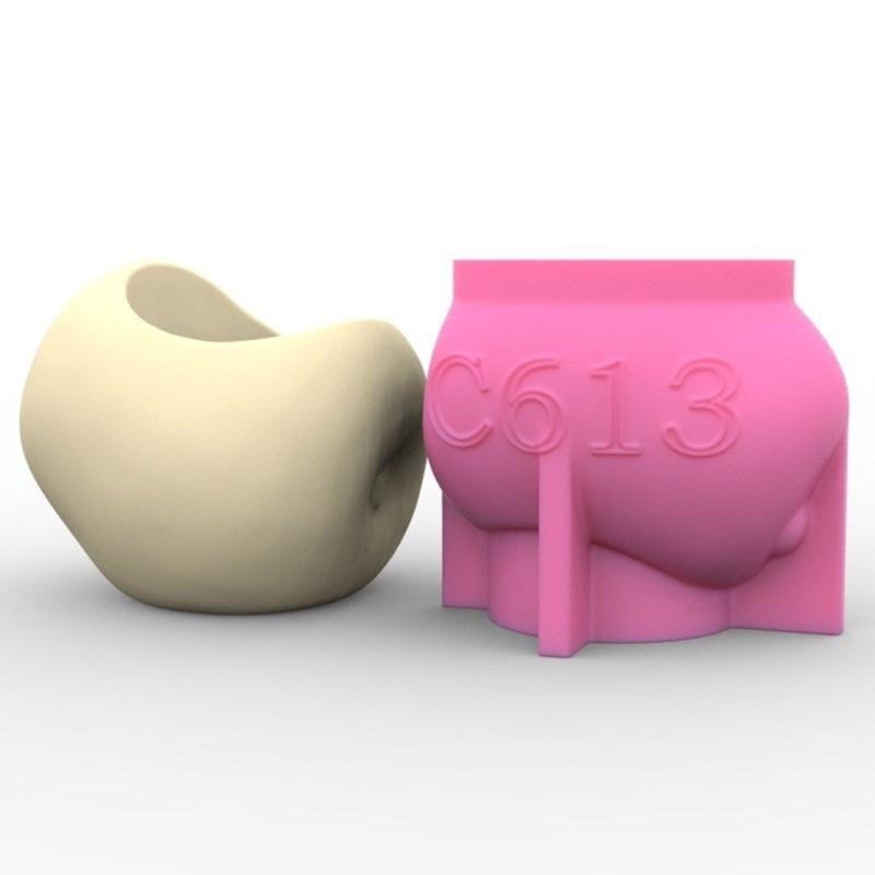 Moule en Silicone Forme de Fruit Vase Pots de Fleurs Pot à Stylo Succulente Outil de Fabrication DIY Moule de Vase en Résine Béton Décorations de Maison Outil