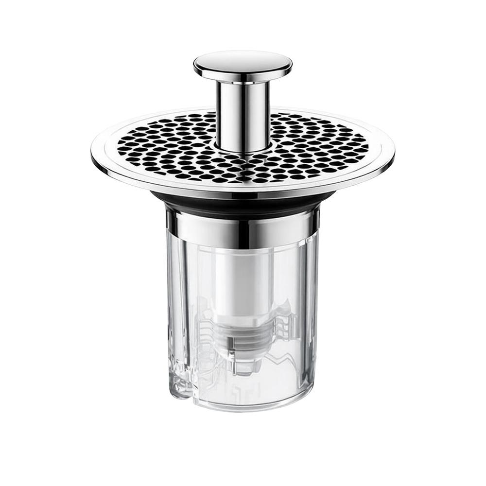 Anti-insect Wash Hand Basin Drainage Filter Anti-odor Floor Drain Plug Bathtub Plug  Bathroom Tool серебряный