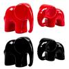 Ceramic Elephant Statues Elephant Figurine Bring Good Luck Ornament for Home Decors Table Centerpieces Collectible Gift