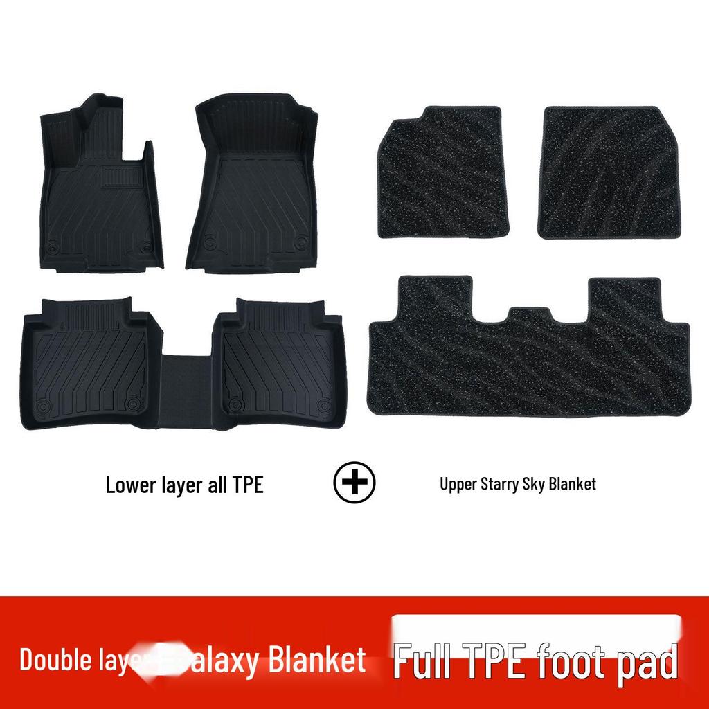 Eco-friendly TPE Floor Mats for Hongqi HS7, HS3, H5, H6, H9, E-QM5, HS5, Tiangong 08