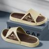 Summer Unisex PVC Flat Slippers Indoor Non-slip Bathroom Silent Slides Outdoor Beach Chunky Durable Sandals Sandalias Hombre New