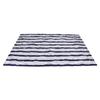 Beach Blanket Waterproof Lightweight Portable Outdoor Picnic Mat for Camping Travel Blue Stripe 2 X 1.45M