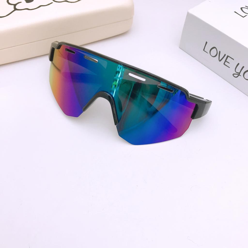 Gafas de Sol para Niños Deportivas Montura Grande Gafas de Esquí Ciclismo Gafas Cortaviento Niños Gafas de Sol Guapas Anti-Ultravioleta