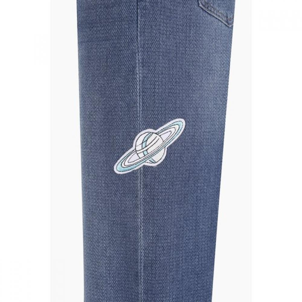 Benetton Space Patch Straight Jeans Badpf2611