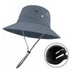 Wide Brim Fisherman Hat UPF 50+ ImpactResistant EN1078 Certified Outdoor