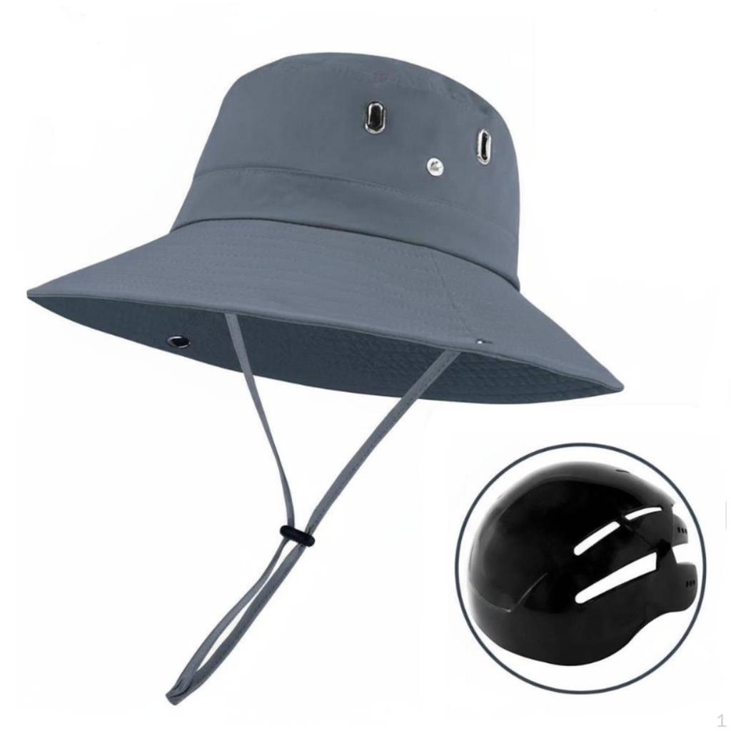 Wide Brim Fisherman Hat UPF 50+ ImpactResistant EN1078 Certified Outdoor