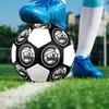 1PC Glimt Size 5 Soccer Ball PrahaIndoor Soccer Ball Colorful All Ages Machine Stitched PVC Competition Ready Durable High-Bounce