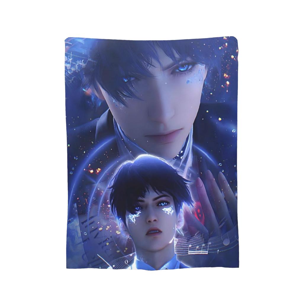 Love And Deepspace Rafayel Blanket Flannel All Season   Multifunction Super Warm Throw Blanket for Bed Outdoor Bedspread