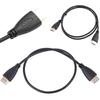 0.5/1/2M Gullbelagt Tilkobling HDMI-kompatibel Kabel V1.4 Høy Klarhet 1080P for LCD DVD HDTV Samsung PS3