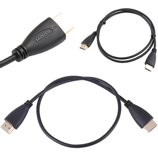 0.5/1/2M Gullbelagt Tilkobling HDMI-kompatibel Kabel V1.4 Høy Klarhet 1080P for LCD DVD HDTV Samsung PS3