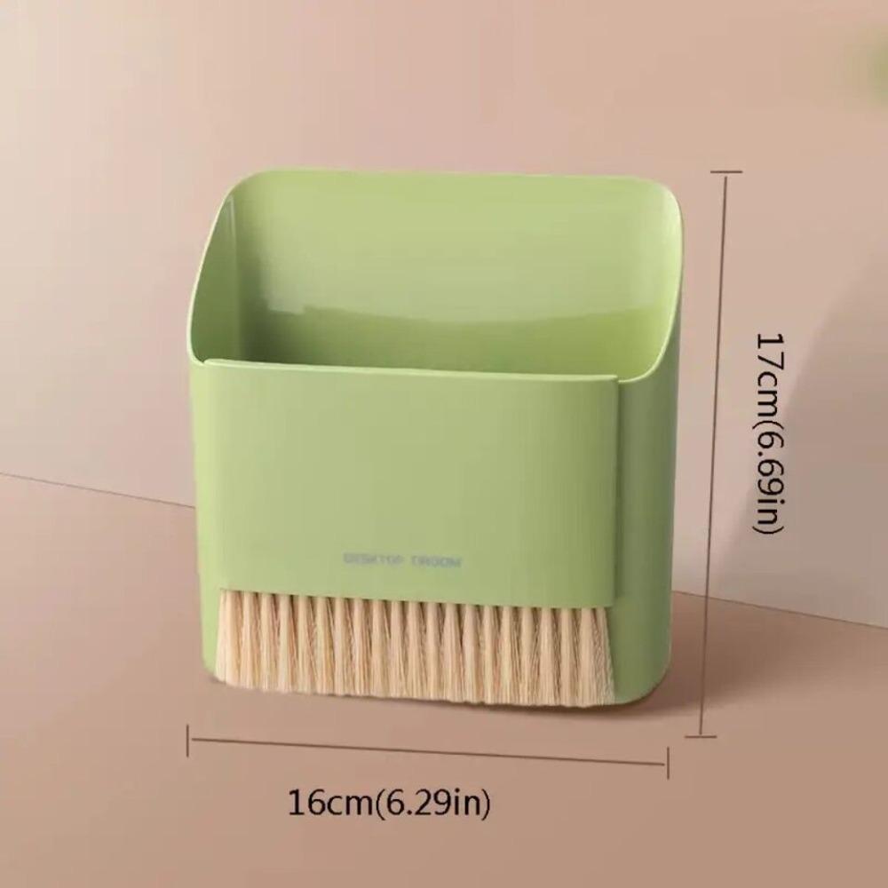 Desktop Broom Dustpan Set Wall Mount Storage Set Portable Mini Cleaning Brush