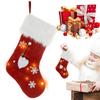 With Led Light Christmas Stockings Large Size Christmas Tree Gift Candy Bag  Fireplace