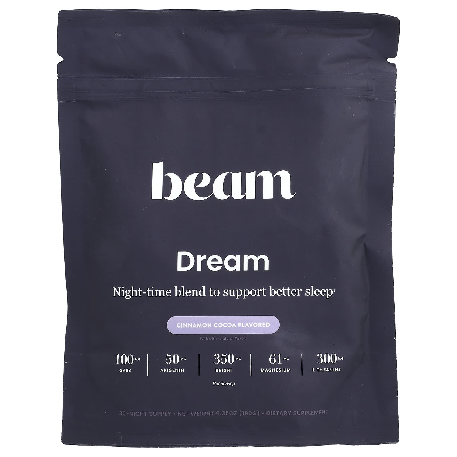 

Beam, Dream, Cinnamon Cocoa, 180g (6.35oz)