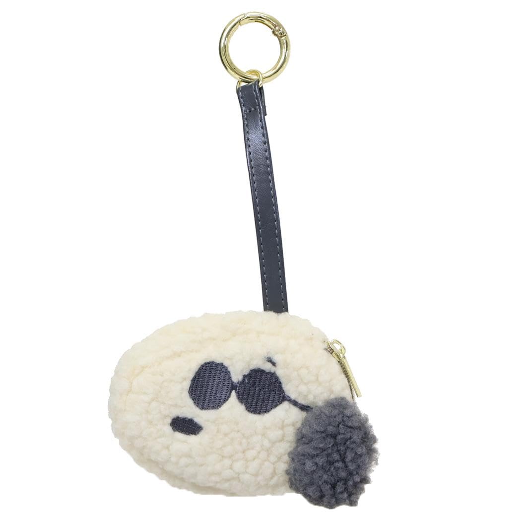 Снупи [Мини-косметичка] Флисовая мини-косметичка-брелок JOE COOL Peanuts