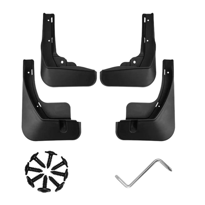 For BYD Yuan Up 2024–2025 Black Car Mudflaps Fender Splash Guards Guard Fender Front Rear Wheel