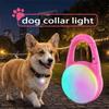 Glowing USB Charging Pet Pendant Clip-On Nighttime Walking Light Pet Safety Lights  for Dogs Cats