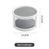 360 Rotating Seasoning Storage Rack Pantry Cabinet Turntable Cosmetics Storage Rack 2 Tier Kitchen Accessories Organizer Tray