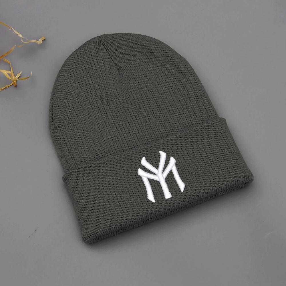 Winter Warm Beanie Hats For Women Men Letter MY Embroidery Knit Hat Unisex Cold Ski Hat Dropshipping Wholesale