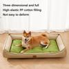 Large Cat Sofa Mat Full Filling Summer Comfortable Waterproof Square Medium Dog Bed Color-blocking Small Dog Kennel House