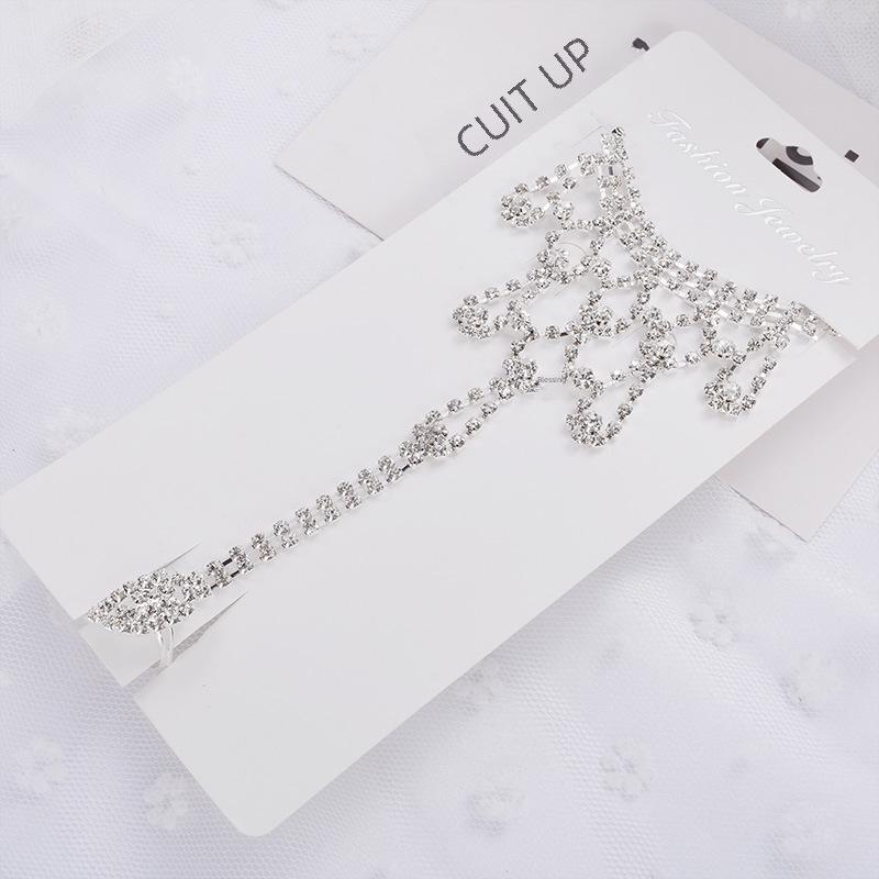 Rhinestone Tassel Bridal Barefoot Anklet