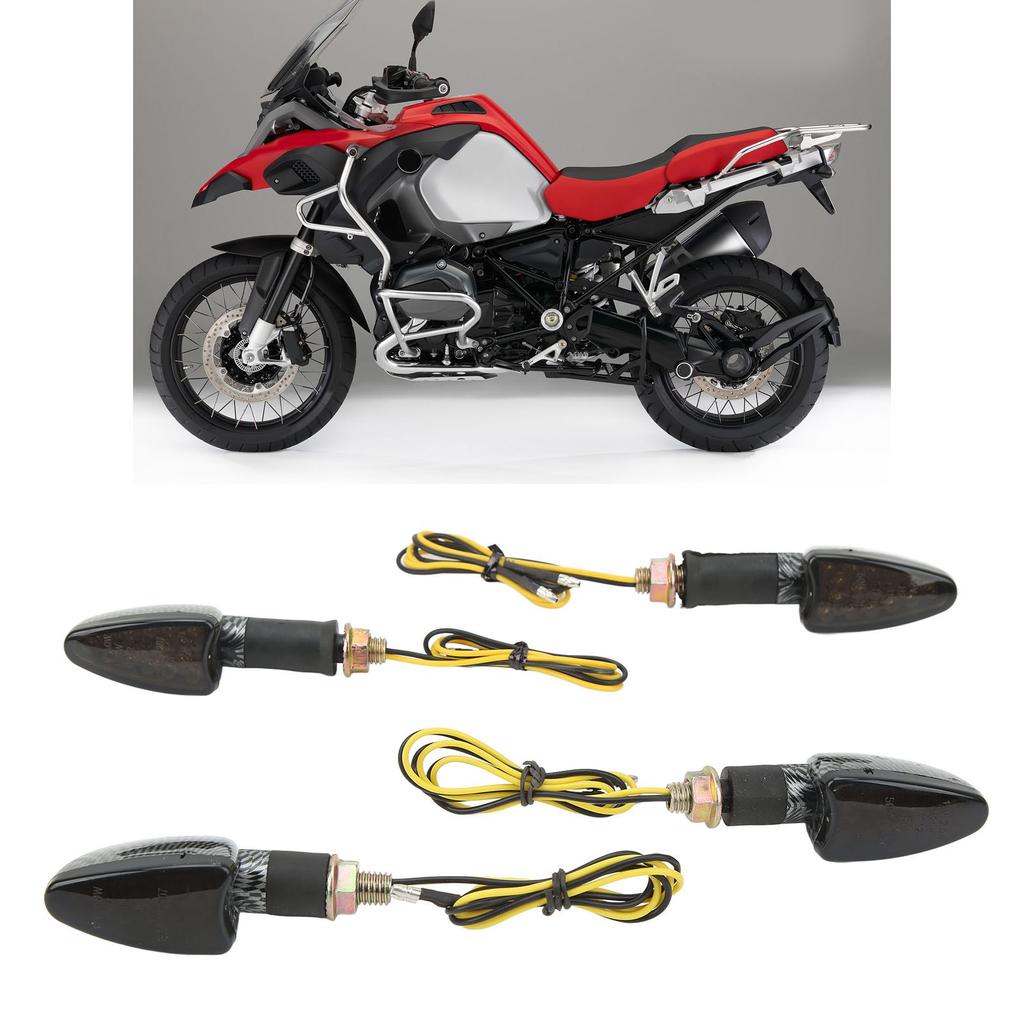 4PCS Motorcycle Turn Signal Light Front and Rear Waterproof Bright Light   Replacemen for