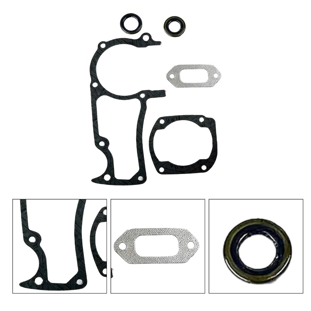 H365 Oil Seal Gasket Set with 5 Pieces for Fuel Chainsaws Lawn Mowers and Garden Machinery Parts Suitable for Various Equipment