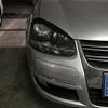 Headlights Eyebrows Eyelids Cover Eyelash Head Light Lamp Stickers For Golf 5 R32 MK5 2005 2006 2007-A87Q
