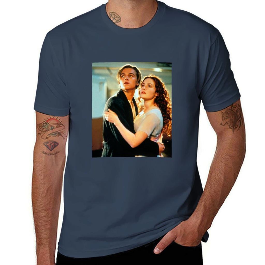 Titanic Moviesmovie Jack Rose Tshirt Active Sports Short Sleeve Cotton Shirt Tshirt