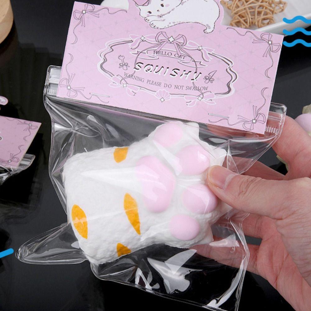 Silicone Cat Paw Fidget Toy Soft Cat Paw Pinch Toy Cute Cat Paw Squeeze Toy  Children