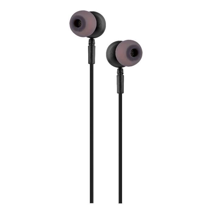 Ecouteurs Type-C - T'nB - Intra-auriculaire - Noir - Contrôle Du Volume - Micro Universel