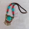 Exotic Bohemia Hair Chain Eyebrow Pendant Turkish Headwear Sweater Chain Indian Headdress  Travel