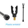 Fishing Rod Rest High Stability Horn Shape Stainless Steel Hand Rod Stand Holder