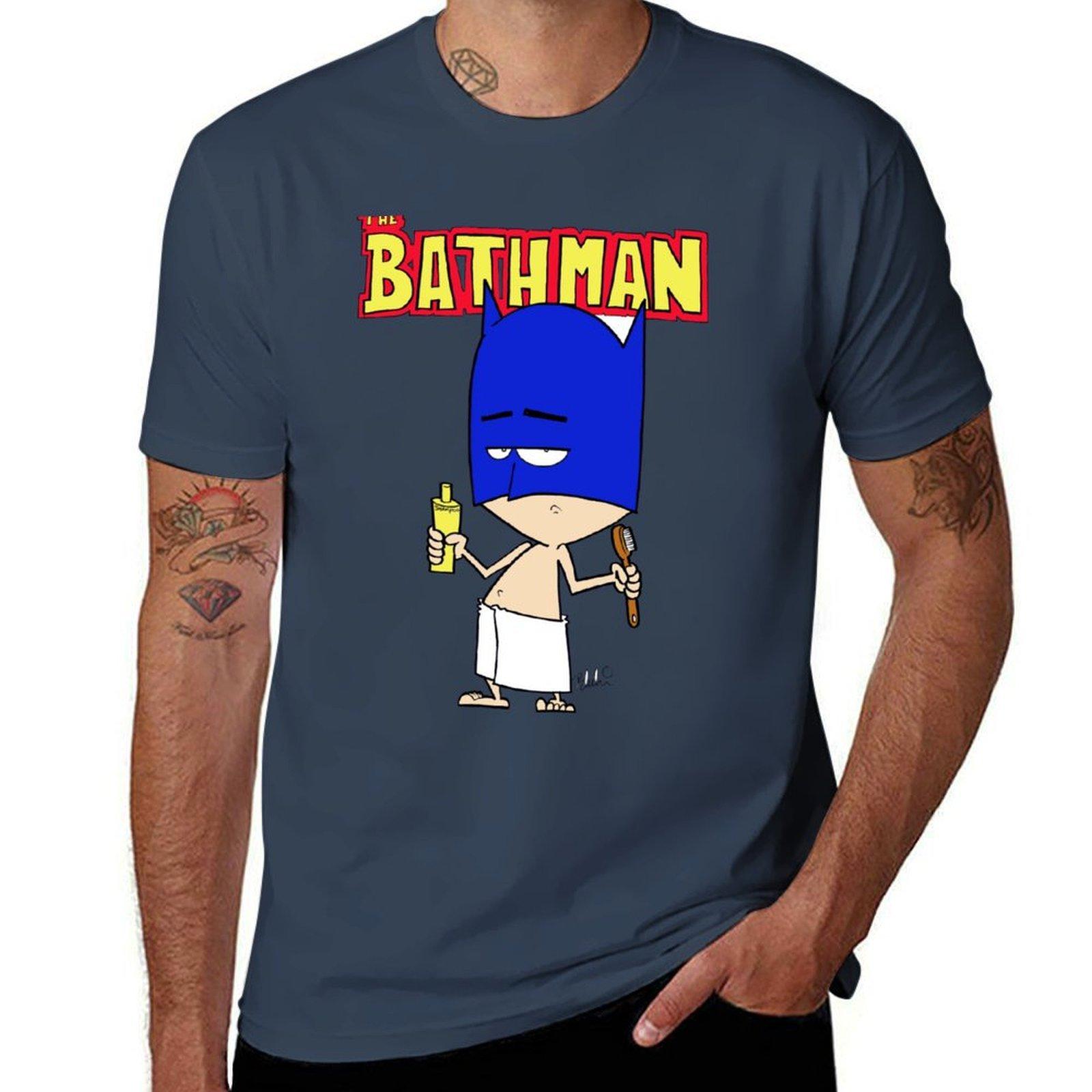 the bathman TShirt anime tshirt t shirt men 100 cotton luxury brand TShirt S