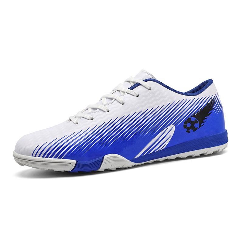 252 Fußballschuhe Jugendliche Männer Frauen Niedriger Schaft Gebrochener Nagel TF Flach Training Leder Obermaterial Fünf-gegen-Fünf Hallensport