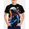 Fashion Children's T-Shirt Summer Short Sleeve T-Shirt for Boy Cartoon 3D Print Boys T-Shirt Crew Neck 2025 Children's Clothing