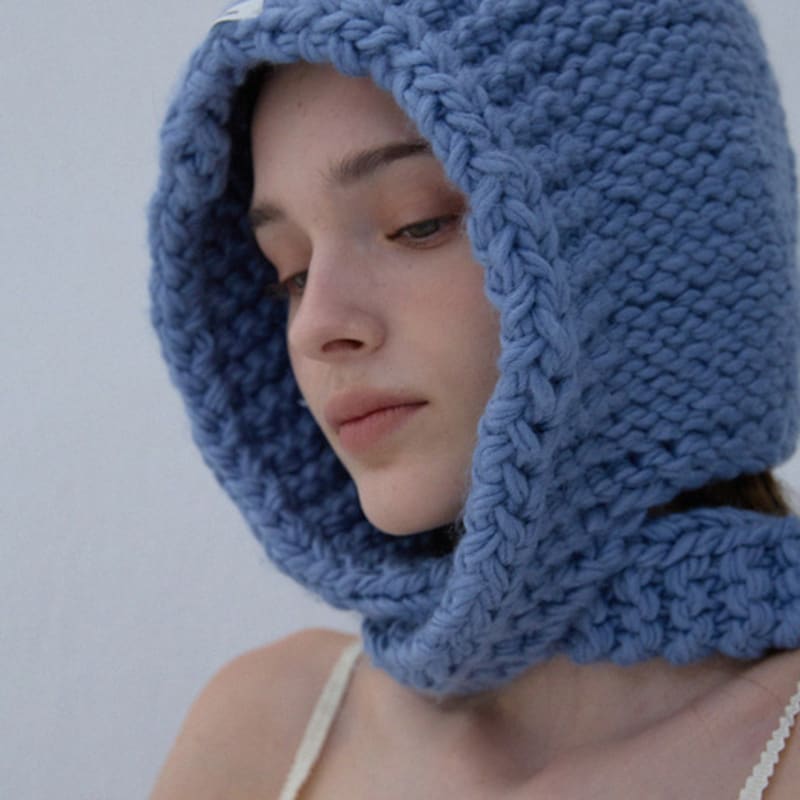 Marchen Chunky hand-made balaclava_4color