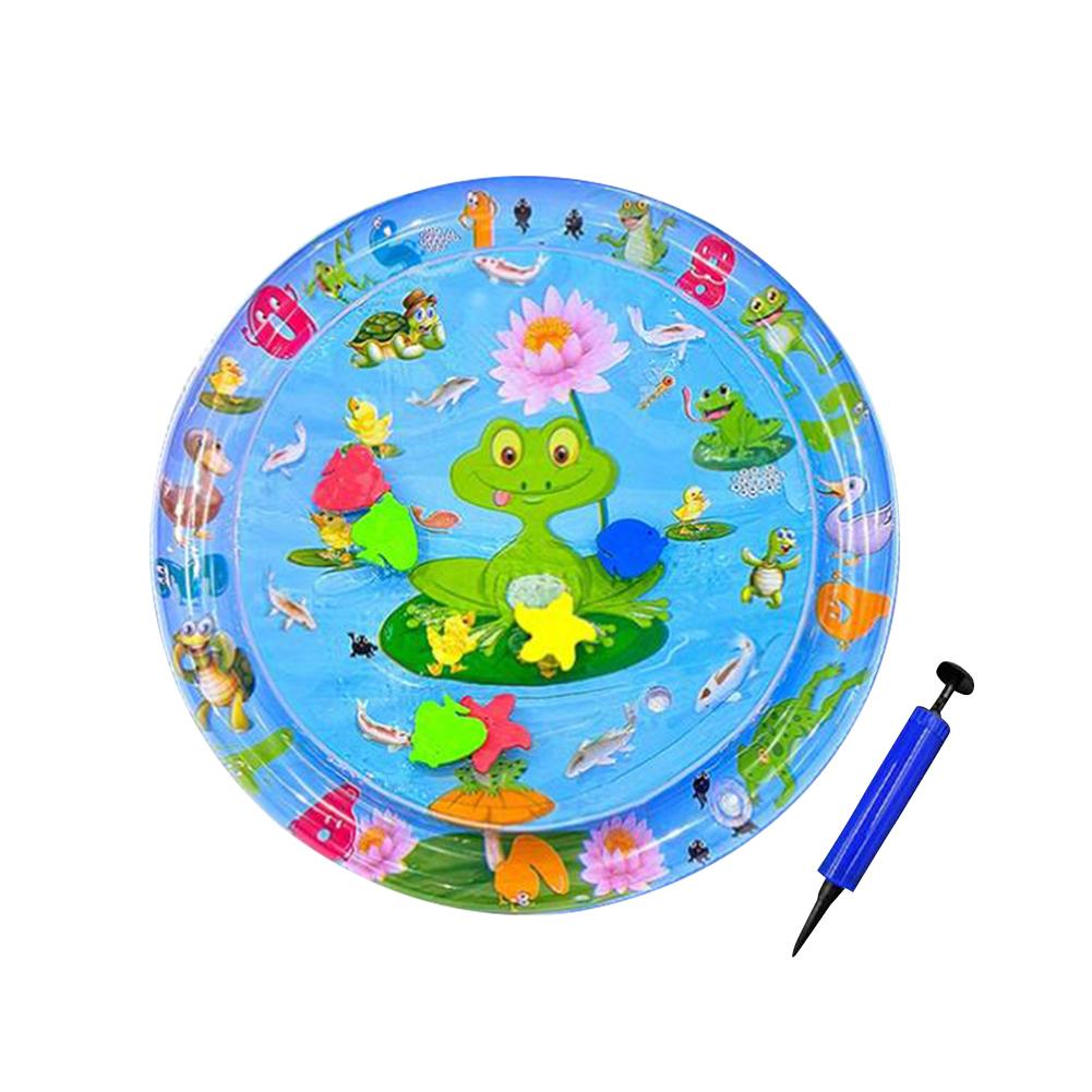 Interactive Sensory Play Mat with Air Pump Summer Cooling Pad Cat Water Sensor Play Mat for Indoor Cats