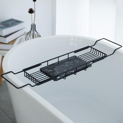 Adjustable Stainless Steel Bathtub Caddy Tray