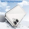 For iPhone 16 Case iPhone 16 Plus Pro Max Cover Luxury Clear PC Shockproof Silicone Protective Phone Back Cover For iPhone 16