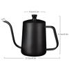 SOVIFKI 550ml Drip Pot, Coffee Kettle, Stainless Steel, Hand Drip, Outdoor, Camping, Scale Markings, Direct Heating